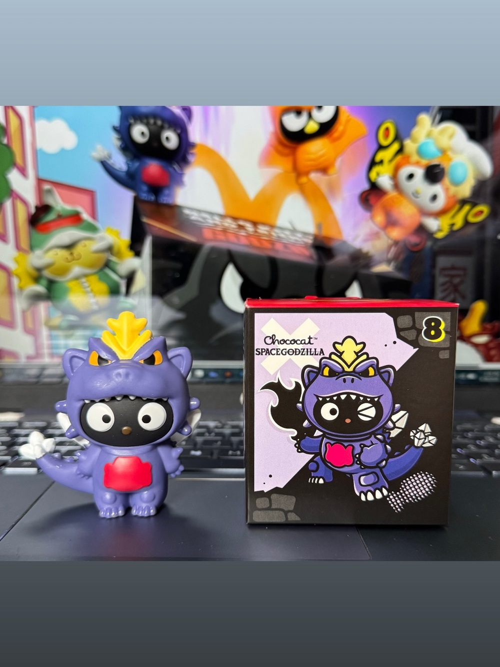 McDonald’s Hello Kitty x Godzilla Chococat SpaceGodzilla Happy Meal Toy – NEW
